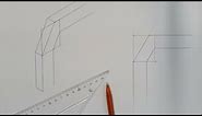 How to draw angles in an isometric