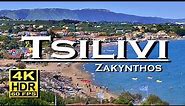 Tsilivi beach Zakynthos , Greece in 4K 60fps HDR Dolby Atmos 💖 The best places 👀 walking tour