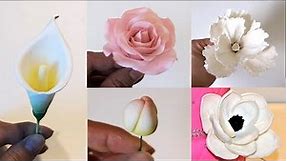 Cake decorating tutorials | Fondant flower | Sugarella Sweets