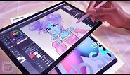 ✏️Tab S6 LITE Clip Studio Paint Drawing 🌱 60+ layers | Does it lag?
