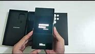 Unboxing Samsung Galaxy S23 Ultra | Phantom Black Color