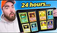 24 HOUR CHALLENGE: Collecting EVERY Original POKEMON CARD