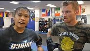 Sparring the Female US Muay Thai Team