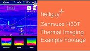 DJI M300 Using Zenmuse H20T Thermal: Example Footage