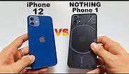 iPhone 12 vs Nothing Phone 1 Detailed Comparison & Review | Which Gives More Value in 2022? (HINDI)