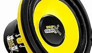 Pyle 6.5 Inch Mid Bass Woofer Sound Speaker System - Pro Loud Range Audio 300 Watt Peak Power w/ 4 Ohm Impedance and 60-20KHz Frequency Response for Car Component Stereo PLG64,Yellow
