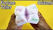 Origami - Fortune Teller | How to make a Paper Fortune Teller (very easy)