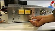 Vintage Akai AM-2450 Stereo Integrated Amplifier video demo!