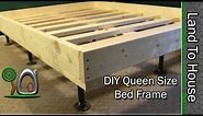 Queen Size Bed Frame DIY