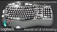 Logitech WAVE Wireless (K350) Keyboard - Hands On Review, Unboxing & Customization - Cursed4Eva