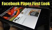Facebook Paper First Look