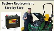 John Deere 1025R Battery Replacement Step by Step