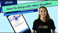 ebay | How To | Shop with eBay ShopBot