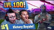 OMG *NEW* TIER 100 OMEGA SKIN IS UNSTOPPABLE IN FORTNITE BATTLE ROYALE! 9 YEAR OLD BROTHER! SEASON 4
