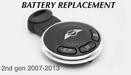 Mini Cooper key fob Battery Replacement