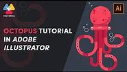 Octopus vector tutorial in Adobe Illustrator 2020