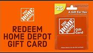 How To Redeem/Use Home Depot Gift Card Online 2022?