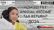 How to file Annual Income Tax Return (ITR) 2024 - E BIR FORM | Cleah Araujo Belloga