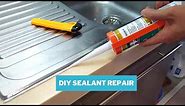 How to apply sealant around a kitchen sink for just RM30 (USD7.22)