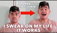 How To Grow 4 Inches Taller In 10 Minutes - No BS I Swear!