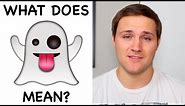 What does the Ghost Emoji mean? | Emojis 101