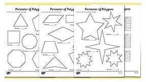 KS2 Perimeter of Polygons Worksheets