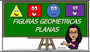 Figuras geometricas planas sus lados y vertices para niños.