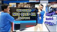 UNBOXING TV SAMSUNG NEO QLED 8K QN700C | TUTORIAL INSTAL REVIEW