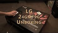 LG 24GM79G Unboxing: Review link separately in the video description