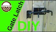 How To Install A Gate Latch On A Wood Fence