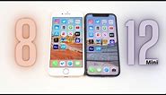 iPhone 8 vs iPhone 12 Mini Speed Test!