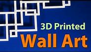 3D Printed Wall Art: A Blended Art Project