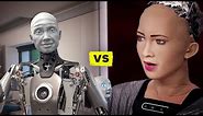 Ameca vs. Sophia; Lifelike vs. AI - Robots of CES