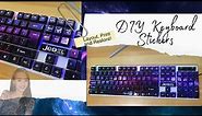 DIY Keyboard Stickers for JEDEL (Layout by Madss)