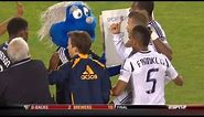OTD in 2012: David Beckham fights San Jose Earthquakes mascot | LA Galaxy history pres. by Kinecta