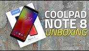Coolpad Note 8 Unboxing and First Look | Prices, Specifications, Camera, and More