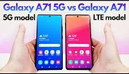 Samsung Galaxy A71 5G vs Samsung Galaxy A71 (LTE model) - Who Will Win?