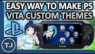 Easy Way To Make PS Vita Custom Themes!