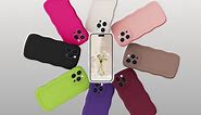 GUAGUA for iPhone SE 2022/2020 Case, iPhone 7/8 Wavy Phone Case, Cute Curly Wave Shape Design with Wristband Kickstand Shockproof Protective Anti Slip Phone Case for iPhone SE 3rd/2nd 4.7'', Hot Pink