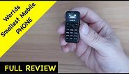 Worlds Smallest Mobile Phone The Zanco Tiny T1- Full Review and Demo