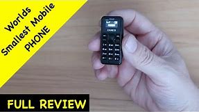 Worlds Smallest Mobile Phone The Zanco Tiny T1- Full Review and Demo