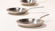 3-Piece Stainless Steel Frying Pan Set | Made In