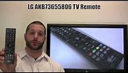 LG AKB73655806 Remote Control PN: AGF76578722 - www.ReplacementRemotes.com