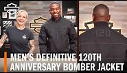 Harley-Davidson Men's Definitive 120th Anniversary Bomber Motorcycle Jacket Overview