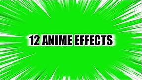 Green Screen Anime (4K / Free Download)