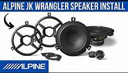 Alpine JK Wrangler Full Speaker System Install (SPV-65X-WRA) | '07 - '18 JL Wrangler