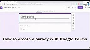 how to create online questionnaire l how to use Google Form l step by step guide
