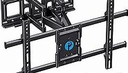 Pipishell Full Motion TV Wall Mount for Most 37-75 Inch TVs up to 132lbs, Wall Mount TV Bracket Articulating Swivel Tilt Extension Leveling Max VESA 600x400mm Fits 12/16" Wood Stud, PILFK1