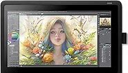 Wacom Cintiq 16 Drawing Tablet with Full HD 15.4-Inch Display Screen, 8192 Pressure Sensitive Pro Pen 2 Tilt Recognition, Compatible with Mac OS Windows and All Pens, Black