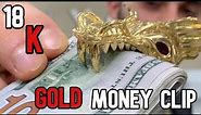 18 K GOLD MONEY CLIP Face Off Movie